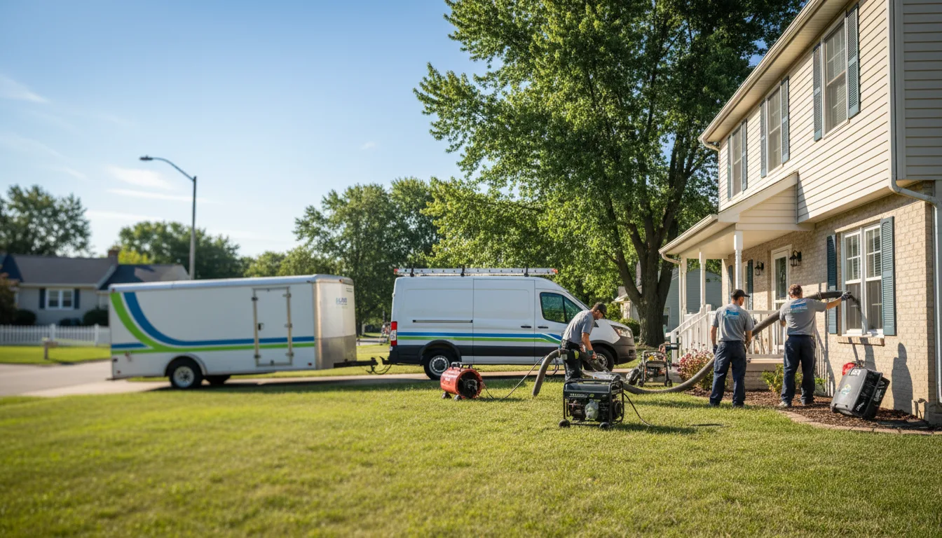 Flooded Basement Restoration And Cleanup With Repair in Montfort, WI near me